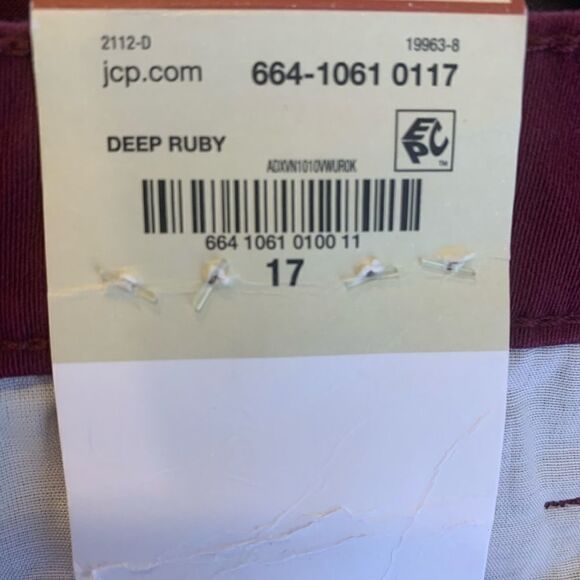 Arizona  Deep Ruby Shortie  Shorts Size 17 - Picture 9 of 9